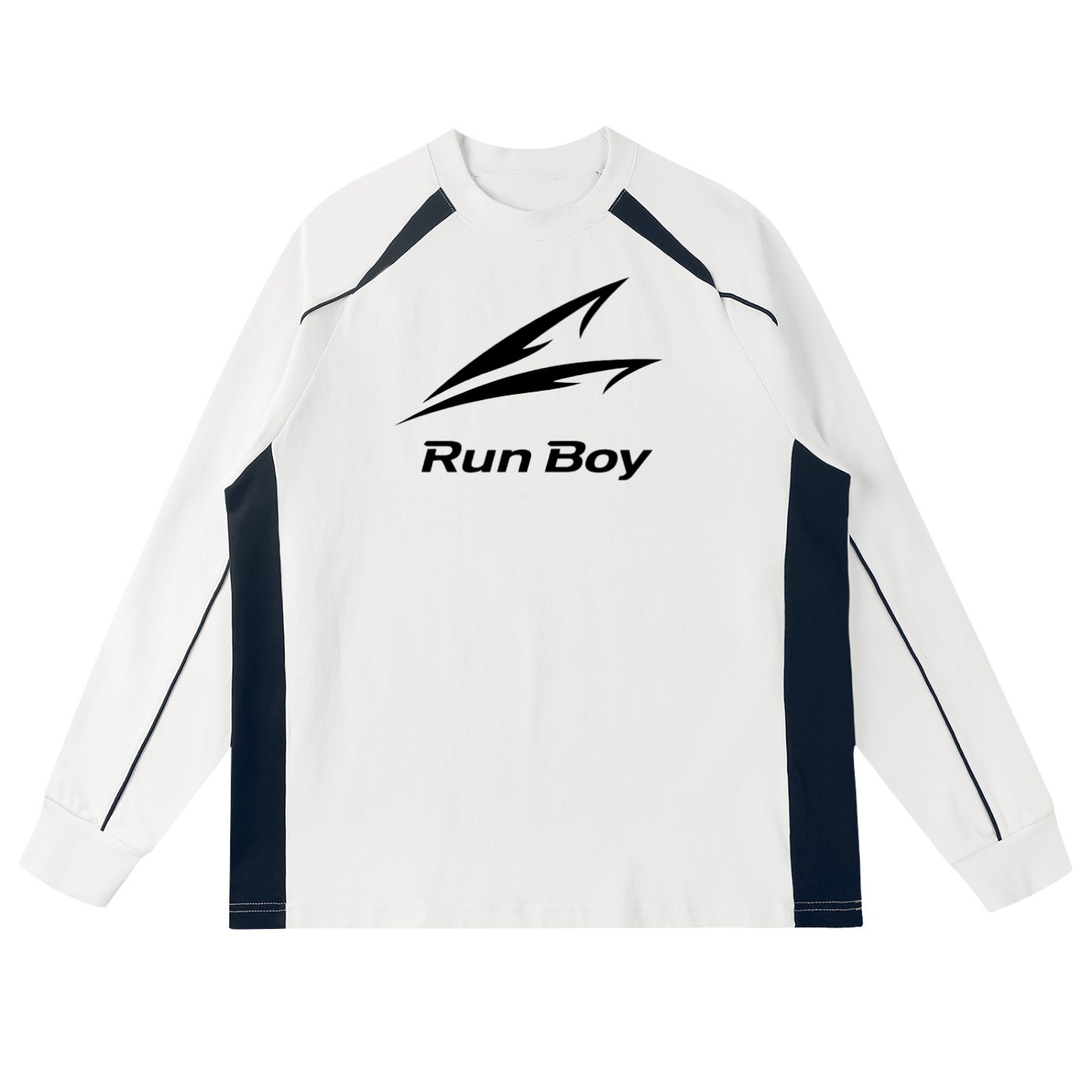 Contrast Panel Raglan Sweatshirt