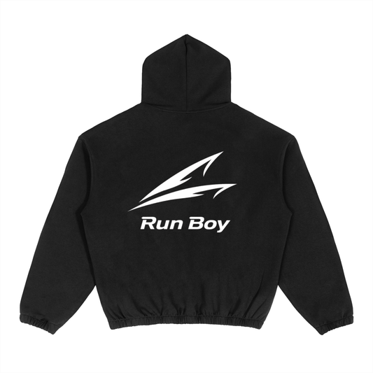 Boxy Cinched Hem Hoodie