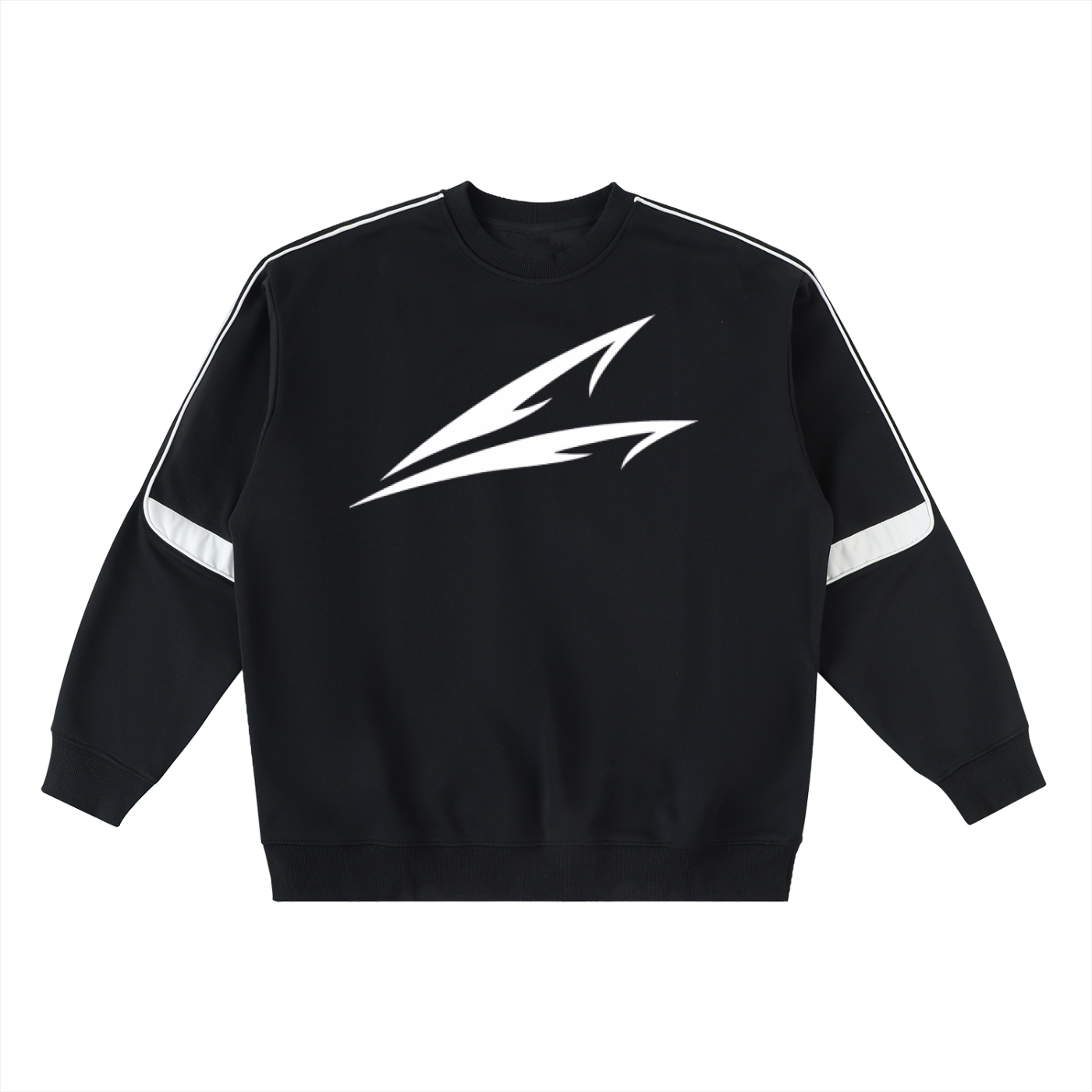 Oversized Crewneck Taped Sweatshirt