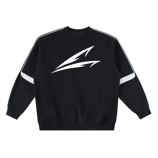 Oversized Crewneck Taped Sweatshirt