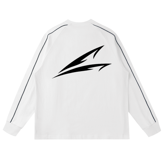 Contrast Panel Raglan Sweatshirt