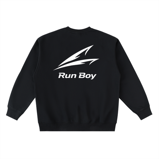 Oversized Crewneck Taped Sweatshirt